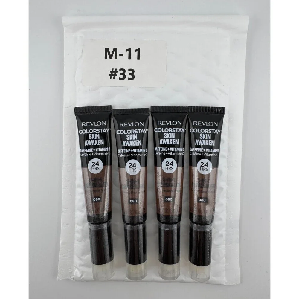 Revlon ColorStay Skin Awaken 5-in-1 Concealer Shade 080 24HR Wear - Lot of 4